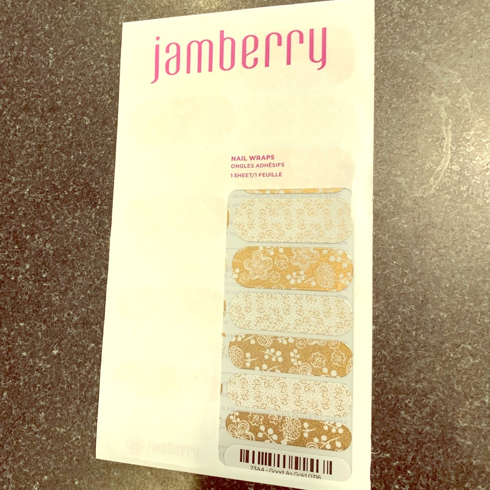 Jamberry Full Sheet - Good As Gold